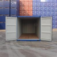 Nouveau conteneur d'expédition standard 20GP de grande capacité 30,5 m3, stockage à sec, anti-corrosion, système de verrouillage sécurisé, plancher en bois, hydraulique