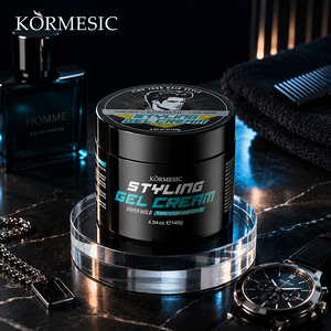 KORMESIC Gel Crema Estilizador Certificado por Bpom, Marca Privada, 140g, Fijación Súper Fuerte, Crema Moldeadora de Larga Duración para el Cuidado del Cabello Masculino - Product Image 1