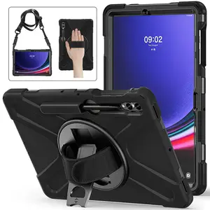 Custodia morbida antiurto per Tablet in Silicone per Samsung Galaxy Tab Cover posteriore S9 Plus S8 Plus custodia S7 Plus
