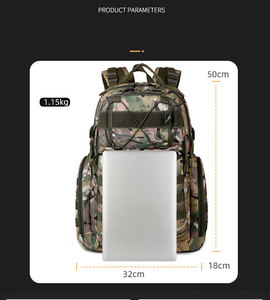 Big Capacity Waterproof Outdoor Gym Camouflage Workout <strong>Training</strong> Softback Tactical <strong>Backpack</strong> with Molle Bags for Hiking <strong>Training</strong> - Product Image 3