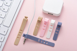 สายรัดจัดระเบียบสายเคเบิลซิลิโคน X919 สำหรับสายชาร์จและสายดาต้า iPhone - Product Image 4