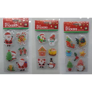 Adesivi Decorativi Natalizi in PVC e Vinile Stile Cartone Animato per Decorazione Casa - Product Image 1
