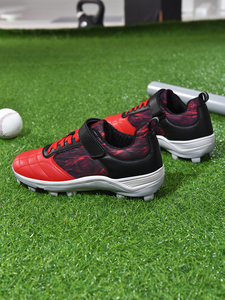 Chaussures de baseball unisexes à fermeture velcro, légères, en microfibre, pour entraînement sur gazon, personnalisables - Product Image 2