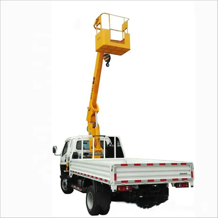 OEM factory 1ton small mini truck cranes knuckle boom lift hydraulic Mobile Jib Crane small truck cranes 1t to 20ton