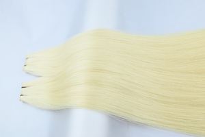 ผมต่อ SHY HAIR แบบเส้นผมแท้ สีบลอนด์อ่อน # ผมต่อแบบตรง 60 เส้น อัตราส่วนผมแท้ 80% - Product Image 5