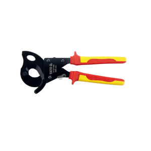 Cortacables Yato de 250 mm, alicates de electricista con trinquete aislados para cortar y pelar cables - Product Image 4