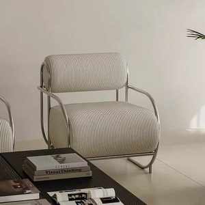 Nordic Bauhaus Single Sofa <strong>Chair</strong> Middle Ancient Creative <strong>Simple</strong> Retro Leisure <strong>Chair</strong> for Home Office Bar Luxury Bedroom Cafe - Product Image 4