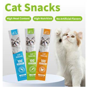 Friandises crémeuses pour chats à prix abordable, multi-packs, friandises à lécher pour chats, poulet, thon, forte teneur en viande, approvisionnement en vrac OEM, aliments pour animaux de compagnie - Product Image 2