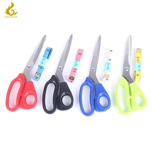 Golden Phoenix 9 Inch Stainless Steel Household Fabric Cloth Cutting Tailor's Sewing Scissors Tape Set