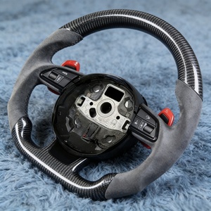 Volants en fibre de carbone de fabrication exquise en stock pour <span class=keywords><strong>Audi</strong></span> A2 A5 A6 A8 Q3 R8 RS3 <span class=keywords><strong>RS6</strong></span> S8 TT Series - Product Image 2