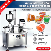 Machine de remplissage et de scellage automatique de gobelets de gelée, idéale pour la gelatine et les poudings – Offre Spéciale