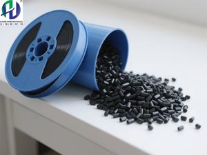 Granuli <span class=keywords><strong>PS</strong></span> modificati ad alta tenacità naturale antistatico e conduttivo ROHS conforme per lo stampaggio di materie plastiche di alta qualità - Product Image 2