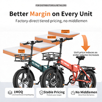 Vélo électrique pliable 20 pouces 250W 48V13Ah 75 miles avec BMS protégé, 5 niveaux de assistance au pédalage (PAS), pièces de rechange, frein à disque IPX6, stock UE/Royaume-Uni, vente en gros