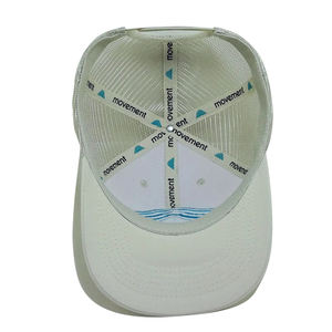 Casquette de créateur avec 6 panneaux personnalisés et broderie 3D personnalisée à 6 panneaux Casquette de camionneur en maille à bord incurvé brodé 3D à la mode - Product Image 5