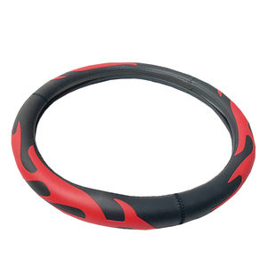 Fundas para <span class=keywords><strong>Volante</strong></span> de Coche JIEYU, Modernas, Brillantes, Duraderas, de PVC Premium, con 3 Radios, Cómodas - Product Image 3