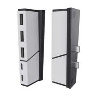 Hub USB USB2.0 Splitter Expander Extension Adaptateur haute vitesse 1 à 5 multi-ports pour PlayStation 5 PS5 Plug and Play