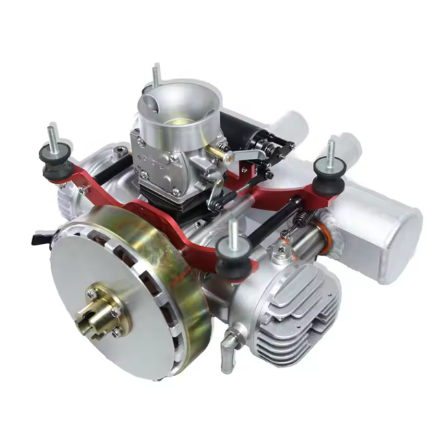 DLE128HD 7.4KW Three Phase Water-Cooled Hybrid Gasoline Engine Generator Electric Kit for Industrial UAV Multiple Rotors Drones