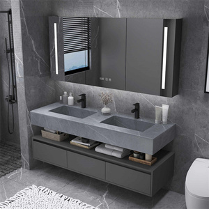 Gabinete de Baño Flotante Personalizado para Montar en la Pared, Producción OEM para Remodelación de Baños Domésticos y Comerciales - Product Image 3