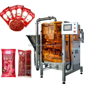 Automatic Mayonnaise Sauce Paste Filling Bag Sealing Machine Spout Pouch Doypack Jam Packer Full Line Ketchup Packing Machines