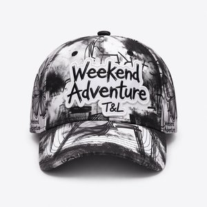 Custom Logo 6 Panel Cap Washed Denim Cotton <b>Flat</b> Embroidery Gorras Vintage Baseball <b>Hat</b> Supplier - Product Image 2