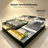 Modèle d'affichage personnalisé des infrastructures aéroportuaires et des terminaux aériens