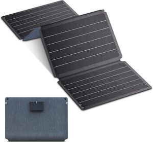 ALECTER Cargador Solar Monocristalino Plegable de 36W, Panel Fotovoltaico Portátil Resistente a la Intemperie IP65 para Camping, Senderismo y Energía Fuera de la Red - Product Image 1