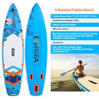 Planche de SUP gonflable de haute qualité, durable, avec technologie Drop-Stitch, pour la mer, le lac et la pêche, accessoires inclus