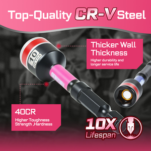 Nhà Máy cung cấp từ NUT điều khiển thiết lập SAE Metric ổ cắm Adapter Hex khoan bit DIY lớp tùy chỉnh OEM Hỗ trợ màu sắc mã hóa - Product Image 5