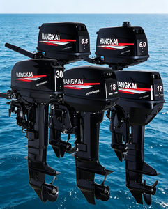 Moteur hors-bord 2 temps 40 CV à arbre long, démarrage essence, moteur de bateau de haute qualité Hangkai 40 CV - Product Image 2