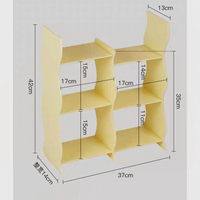 Étagère de rangement personnalisée en acrylique de luxe à 3 couches, présentoir de bureau coloré pour parfums et cosmétiques, matière plastique