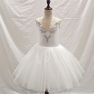 Robes de ballet HIPPO KIDS Performance, bleu, rose, noir, <span class=keywords><strong>rouge</strong></span>, tutu <span class=keywords><strong>classique</strong></span> professionnel, <span class=keywords><strong>justaucorps</strong></span>, vêtements de <span class=keywords><strong>danse</strong></span> - Product Image 4