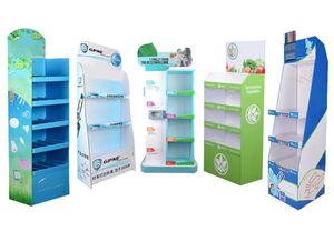 Espositori da Terra in Cartone Ondulato per Supermercati, Personalizzabili con Logo, in Materiale PP per Negozi al Dettaglio - Product Image 2