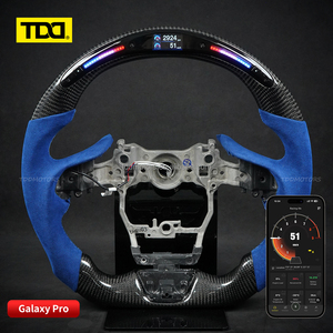 Volante deportivo de fibra de carbono TDD LED para Lexus LC500, volante personalizado original - Product Image 4