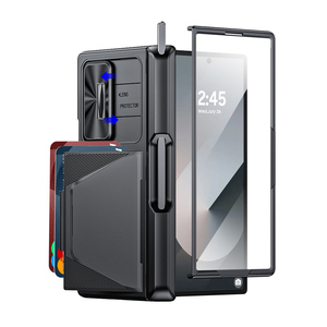 Ốp lưng điện thoại Samsung Galaxy Z Fold6 có ngăn đựng thẻ dạng cửa sổ đẩy và khe cắm bút, dành cho Galaxy Z Fold 6 - Product Image 1