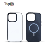 TOPJLH Basics 2D TPU coques de téléphone magnétiques films enduits cartes d'impression antichoc logo personnalisé coque de téléphone pour iP 14 Pro Max Mini