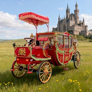 Charrette Électrique de Luxe Haute Qualité 2026 pour 6-7 Personnes, 4 Roues, Transport Spécial pour Mariages ou Tourisme - Product Image 3