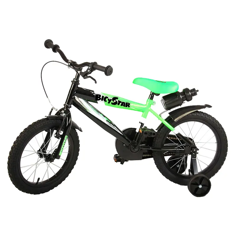 Hot selling Hoge Kids 18 inch jongens bike pictures, kinderen 4 wiel fiets afbeelding, Groothandel prijs import baby mountainbike