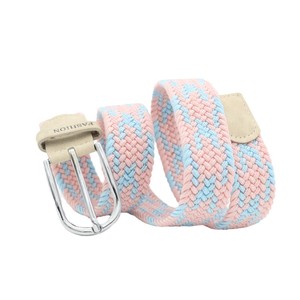 Ceinture en nylon/polyester/soie multifonctionnelle pour femmes en toile tissée élastique argentée pratique pour les étudiants - Product Image 5