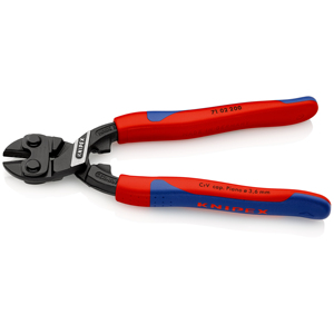 KNIPEX 71 02 200 SB CoBolt Cortadores diagonales de doble palanca con empuñaduras multicomponentes, diseño delgado, negro 200 - Product Image 2