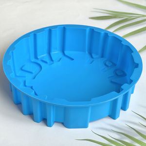 <b>Silicone</b> Cake Mold Festival Cake <b>Baking</b> Pan Mousse Mould 3D DIY Circular Happy Birthday Handmade Kitchen <b>Baking</b> Tools - Product Image 6