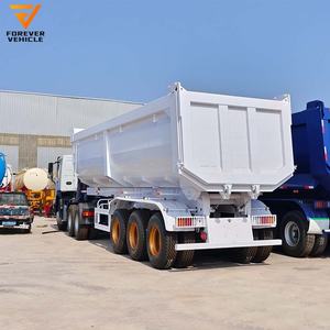 Remolques Volquete de Servicio Pesado de 3 y 4 Ejes, Nuevos y Usados, con Cilindro Hidráulico, para Tractor, con Descarga Lateral y Trasera - Product Image 3