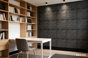 แผ่นผนังเสียง 3 มิติ USONG รุ่น E0 ROHS โพ<span class=keywords><strong>ล</strong></span>ีเอสเตอร์ <span class=keywords><strong>ล</strong></span>ายคลื่น 3 มิติ สำหรับตกแต่งสำนักงาน ห้องประชุม - Product Image 5