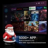 Meilleur projecteur 1080p, cadeau de Noël, projecteur vidéo Santa, projecteur à ultra courte focale, projecteur intelligent Android 4k, home cinéma