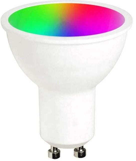 Wireless Tuya Smart Wifi RGB+CCT 5WLed Alexa Google Home Led Rgb RGBW Lights GU10 Led Bulb Wifi Smart Bulb GU10 Spotlights