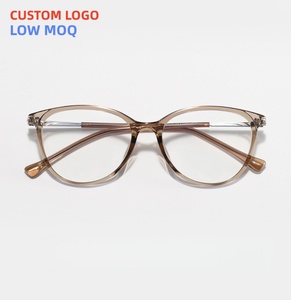 Lunettes anti-lumière bleue ovales <span class=keywords><strong>de</strong></span> haute qualité TR90, monture <span class=keywords><strong>de</strong></span> lunettes pour femmes et hommes, logo personnalisé - Product Image 1