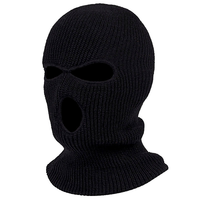 OEM Unisexe Cagoule de ski intégrale rayée avec logo, broderie personnalisée, 3 trous, style Rapper Gangster, bonnet d'hiver