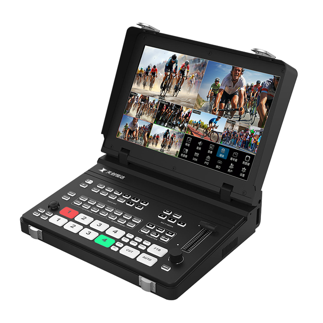 ATEM Mini HD Video Switcher 4K for SDI Input Live Streaming Equipment H.265/H.264 Encoding PIP 10.1 Inch Screen Metal