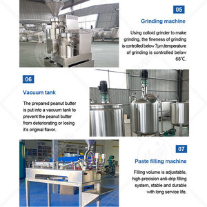 สายการผลิตเนยถั่วเฮเซลนัทเครื่องผลิตเนยถั่วอัตโนมัติสำหรับการค้าของ orme - Product Image 5