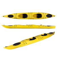 Kayak double Rapier-II pour 2 personnes, tandem, LLDPE, assis, bateau à rames rotomoulé