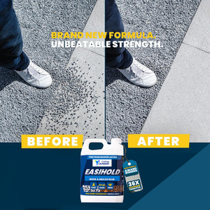 Colle Écologique Transparente pour Aménagement Paysager 1 Gallon Formule Sûre Liant pour <span class=keywords><strong>Gravier</strong></span> Stabilisateur de Paillis pour <span class=keywords><strong>Gravier</strong></span> de Pois, Galets et Terrasses - Product Image 3